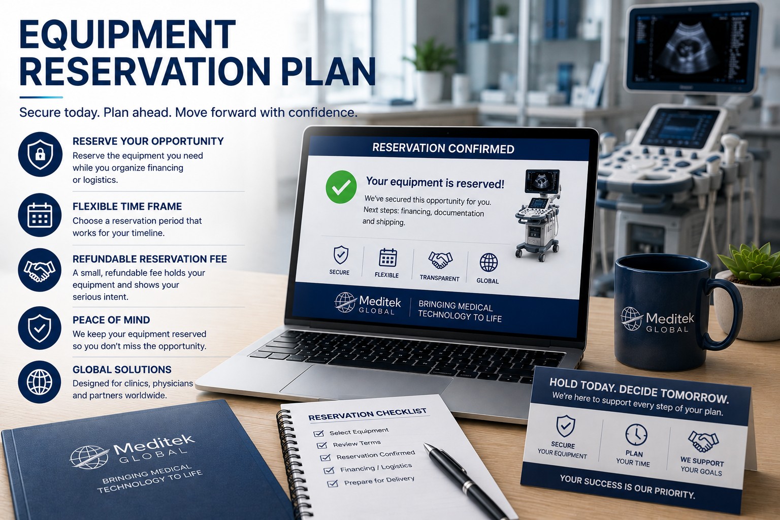 Equipment reservation plan