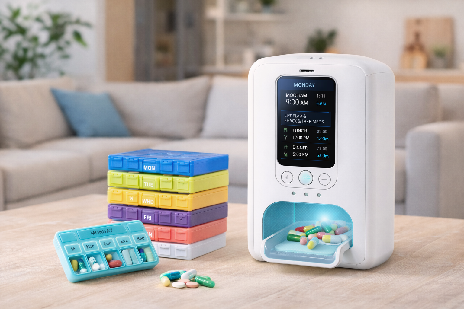 Smart medication dispensers