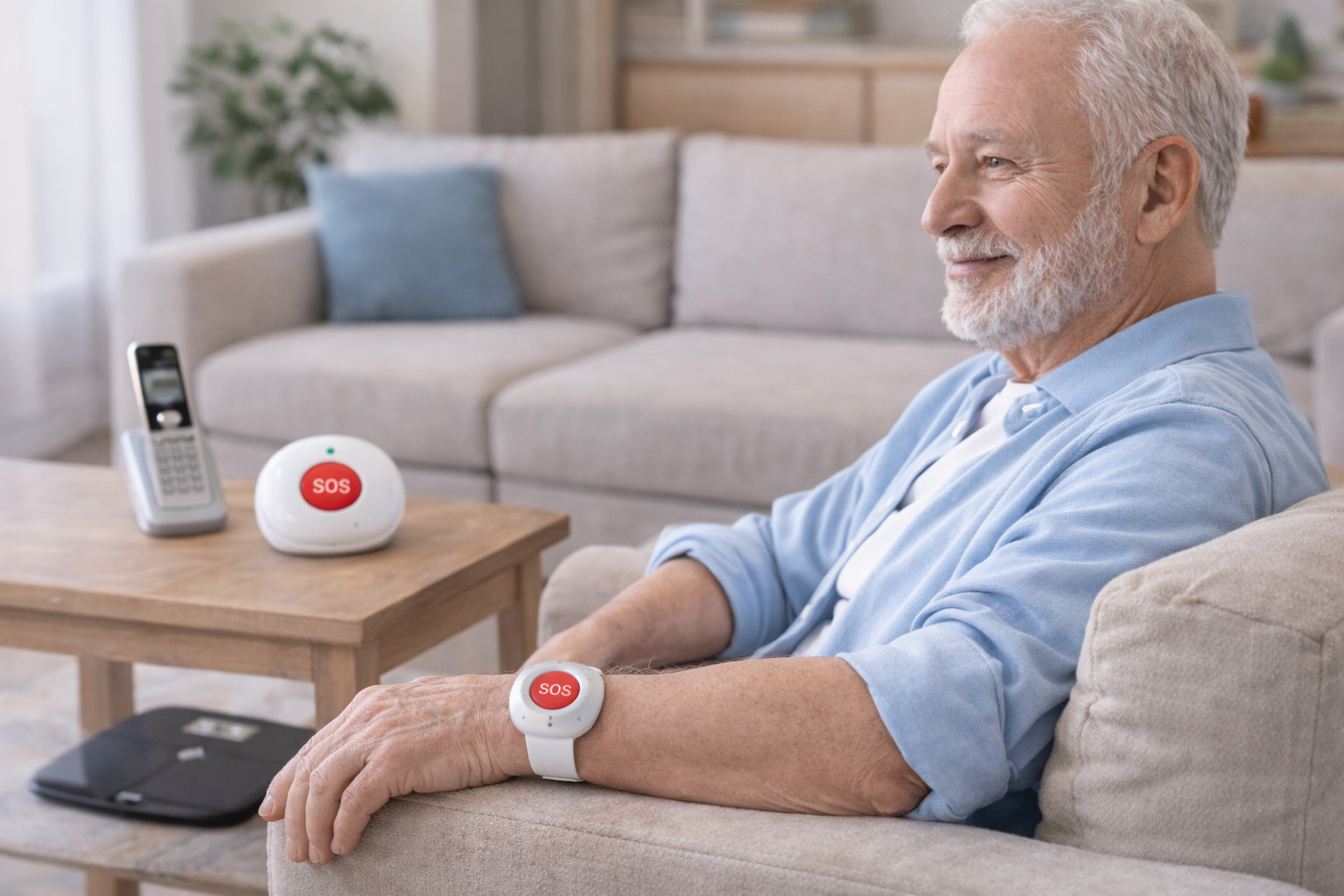 SOS emergency alert buttons for home